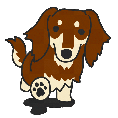 Dog Walking Sticker by うちクリ