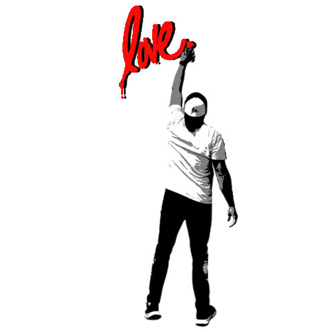 Street Art Love Sticker by Ruben Rojas