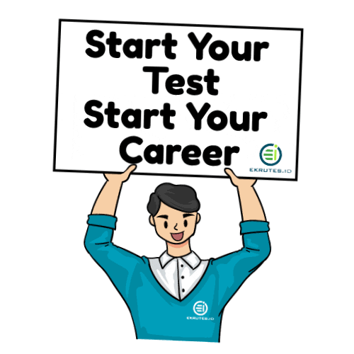 Start Your Test Start Your Career Sticker by EKRUTES ID