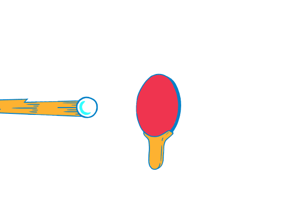 Smash Ping Pong Sticker by Olympic Channel for iOS & Android | GIPHY