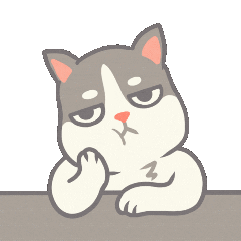 Bored Eyeroll Sticker