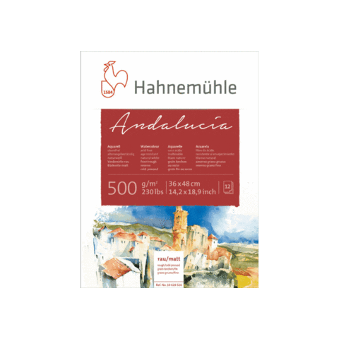 Watercolour Andalucia Sticker by Hahnemuehle FineArt