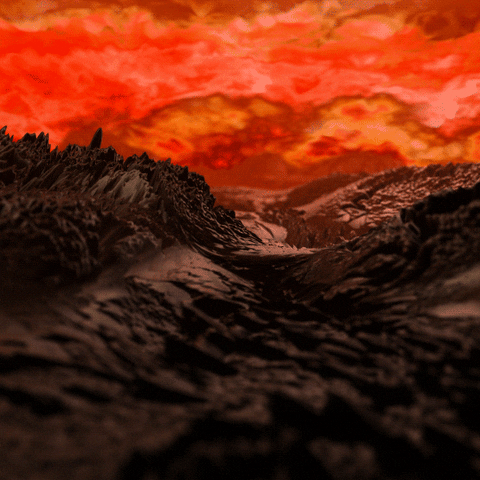 Satisfying Red Sky GIF by xponentialdesign