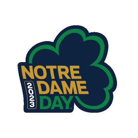 Notre Dame Nd Sticker by Notre Dame Fighting Irish