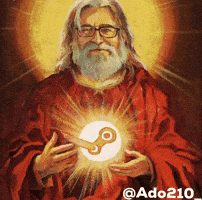 Gabe Newell Jesus GIF