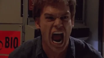 angry michael c hall GIF