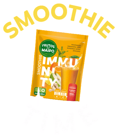 Energy Smoothie Sticker by Frutos del Maipo