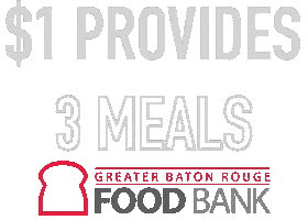 Baton Rouge Louisiana Sticker by Baton Rouge Food Bank