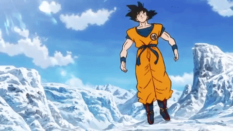 Dragon Ball Goku Drained After Using Ultra Instinct GIF | GIFDB.com