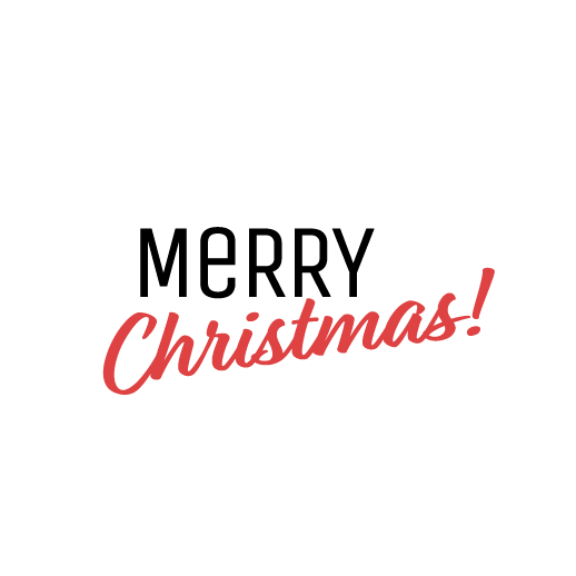 Happy Merry Christmas Sticker by The Dare Company