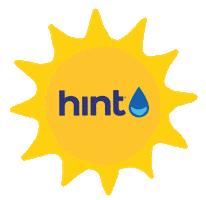 Hint Water Sun Sticker by Hint