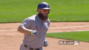mike napoli clap GIF by MLB