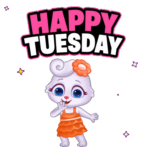 Tuesday Morning Sticker by Lucas and Friends by RV AppStudios