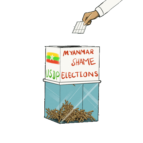 Myanmar Junta Sticker by info_birmanie