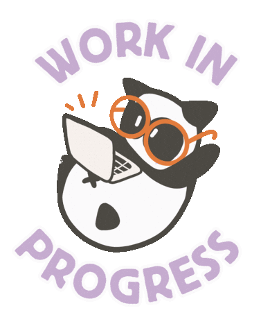 Pandaclub Sticker by Marie Angeline