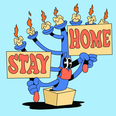 Mask Stay Home GIF by INTO ACTION
