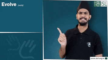 Evolve Sign Language GIF by ISL Connect