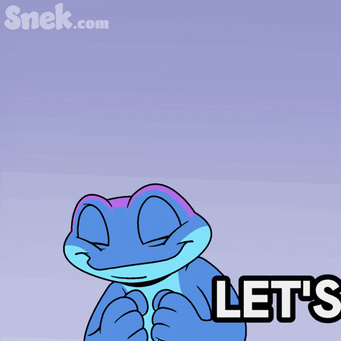 Happy Lets Go GIF by Snek