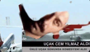 Cem Yılmaz Plane GIF