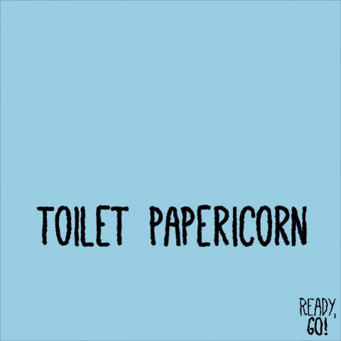 Peeing Toilet Paper GIF