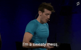 Sweating Work Out GIF by Peloton