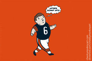 chicago bears hate on haters GIF