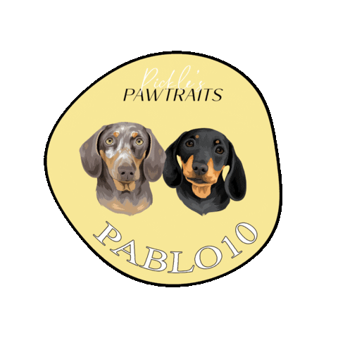Sticker by Pickle's Pawtraits