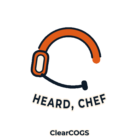 Copy That Food Service Sticker by ClearCOGS