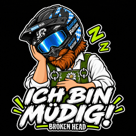 Tired Gute Nacht GIF by Broken Head