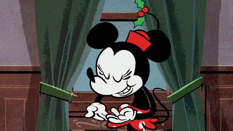 Hungry Merry Christmas GIF by Minnie Mouse