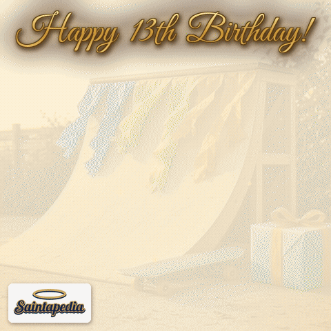 Happy Birthday GIF by Saintapedia