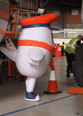 Shock Mascot GIF by Jetstar Airways