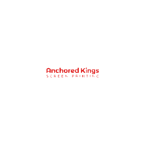 Anchored Kings Screen Printing Sticker