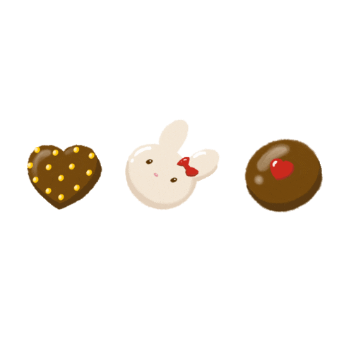 Chocolate Bunny Sticker