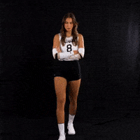 Volleyball Arms Crossed GIF by Purdue Fort Wayne Athletics