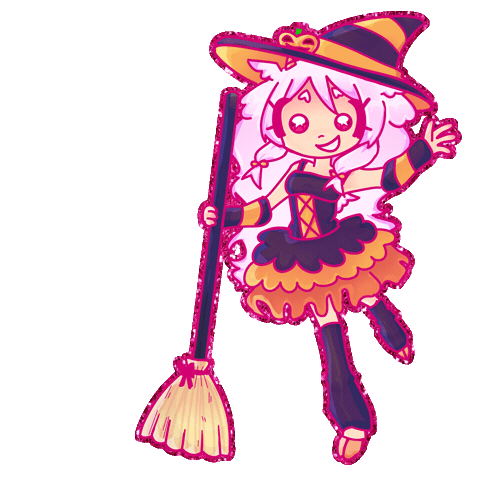 Halloween Glitter Sticker