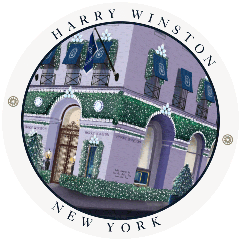 New York Christmas Sticker by Harry Winston