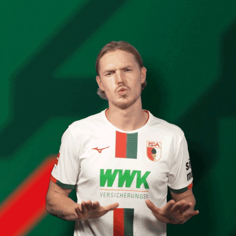 Calm Down Chill Out GIF by FC Augsburg 1907