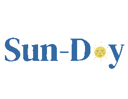 Happy Sunday Sun Sticker