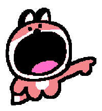 Pointing Allow Sticker