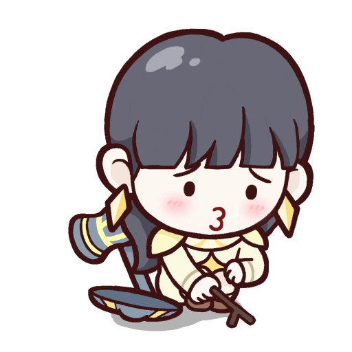 Bored Girl Sticker By OdinSticker