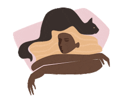 Black Cat Girl Sticker