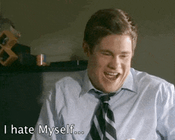 i hate myself workaholics GIF