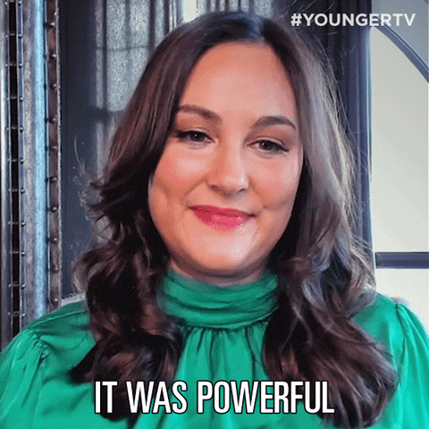 It Was Powerful GIF by YoungerTV