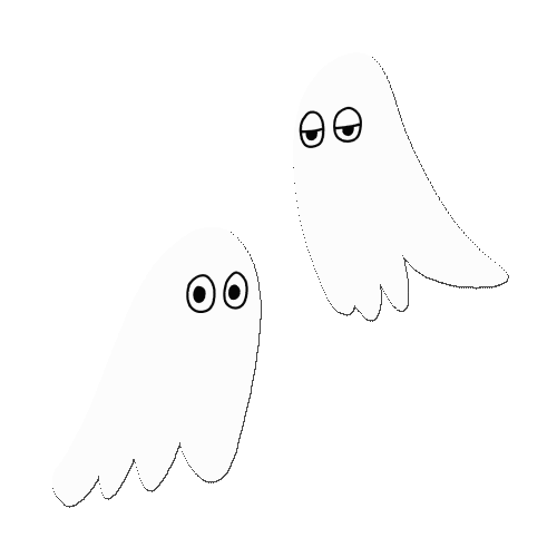 Halloween Ghost Sticker