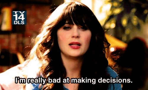 New Girl Decisions GIF