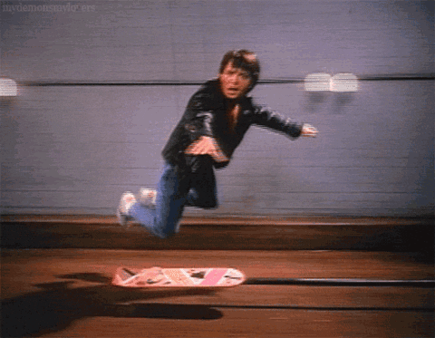back to the future hoverboard GIF
