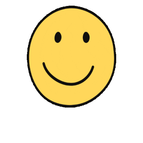Yellow Smile Sticker by Sika Real