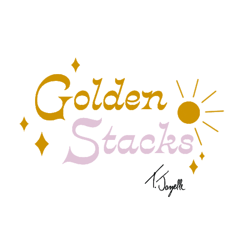 Goldenstacks Sticker by Tjazelle