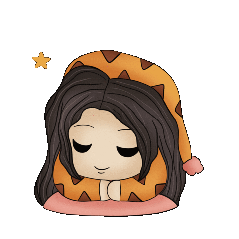 Sleepy Good Night Sticker